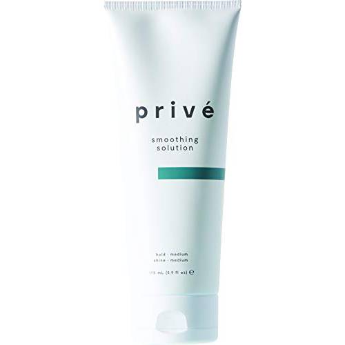 Privé Smoothing Solution (5.9 Fluid Ounces / 174 Milliliters) - Combat Frizz Creating a Sleek Finish for Straight, Defined and Soft Hair