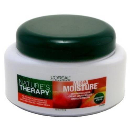 Loreal Natures Therapy Mega Moisture Crème, 16 Ounce (Pack of 6)