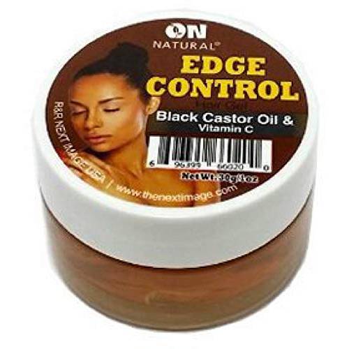 On Natural Organic Edge Control Hair Gel, Black Castor Oil & Vitamin E
