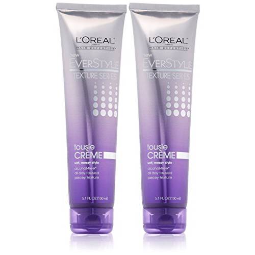 Loreal Paris Everstyle Texture Series Tousle Creme, 5.1 Fluid Ounce (2 Pack)