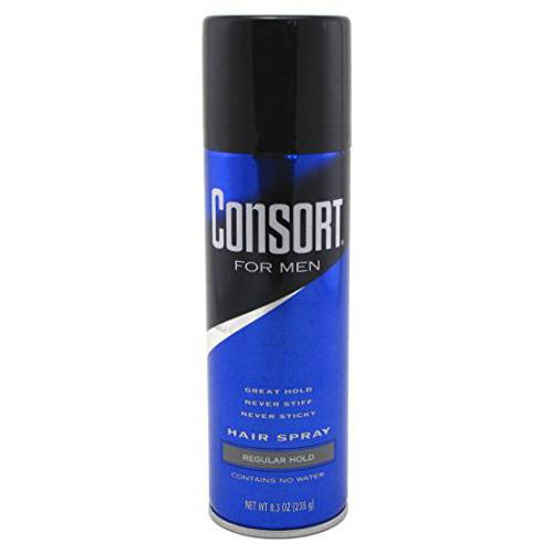 Consort Hair Spray 8.3 Ounce Regular Hold Aerosol (235ml) (6 Pack)