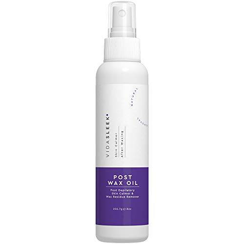 VidaSleek After Wax Oil - Post Waxing Skin Calmer & Wax Residue Remover - Large 8 oz
