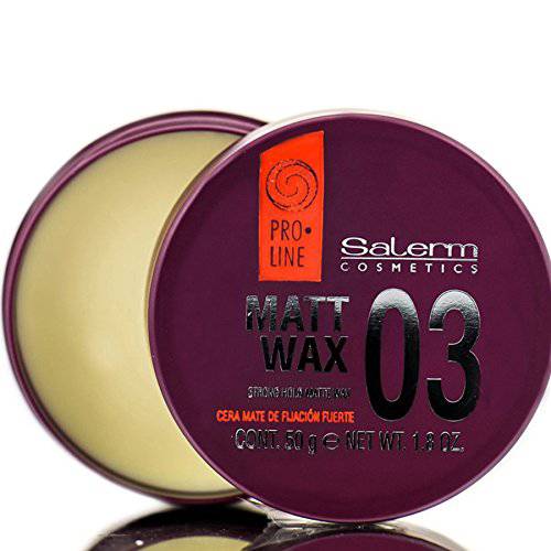 Salerm Cosmetics Pro Line Matt Wax 03 Strong Gel 1.8oz 50g