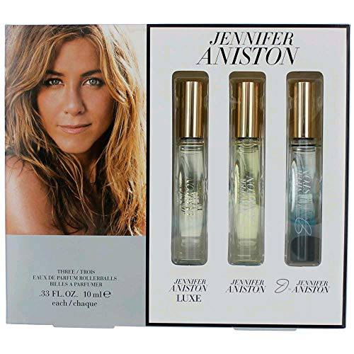 Jennifer Aniston Collection 3 Pc Gift Set ( Luxe + J + Jennifer Aniston All Eau De Parfum Rollerball 0.33 Oz./ 10 Ml) for Women By Jennifer Aniston