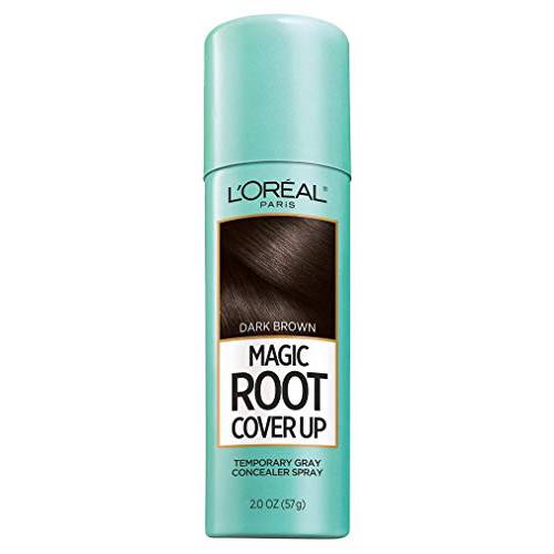 L’Oreal Paris Root Cover Up Temporary Gray Concealer Spray, Dark Brown 2 oz (Pack of 3)