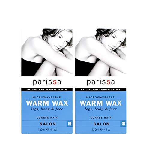 Parissa Salon Style Warm Complete Waxing Kit, 4 Fl Oz, Pack of 2
