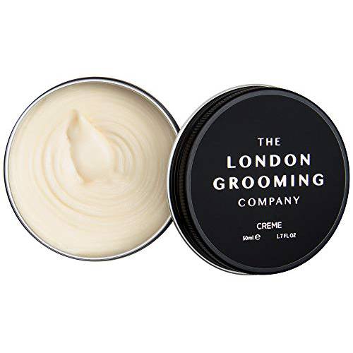 The London Grooming Company Hair Creme For Men | Medium All-Day Hold | Natural Finish | Easy to Wash Out | 3.4 Fl Oz (100ml)