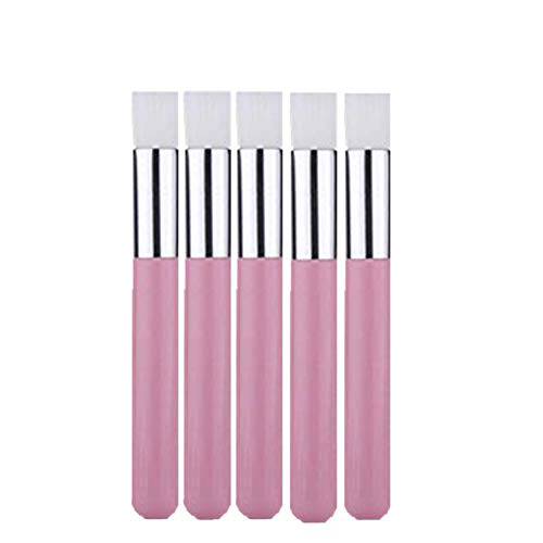 10 Pcs Pink Nose Deep Cleaning Brush Eyelash Extension Cleaning Brush Eyelash Cleanser BrushBlackhead Remover Nose Cleaning Brushes Facial Cleansing Brushes