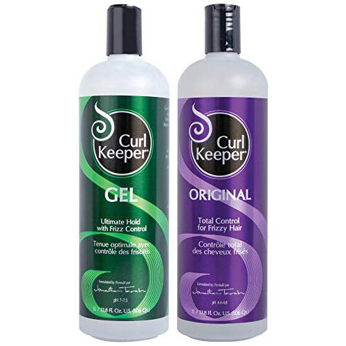 Curly Hair Solutions - For Frizz Free Hair (Gel and Liquid Styler 33.8 oz)