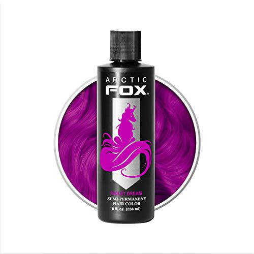 ARCTIC FOX Vegan and Cruelty-Free Semi-Permanent Hair Color Dye (8 Fl Oz, VIOLET DREAM)