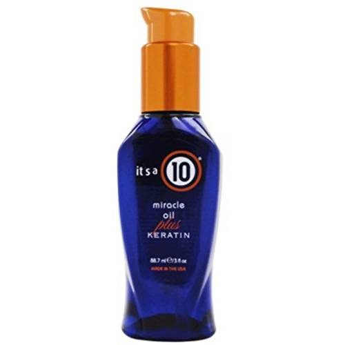 It’s a 10 Haircare Miracle Oil Plus Keratin, 3 fl. oz. (Pack of 2)