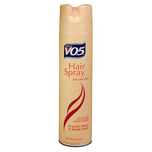 VO5 Brush Out Crystal Clear 14 Hour Hair Spray Aerosol Hard To Hold 8.5oz (Pack of 3)