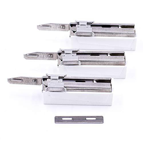 Parker Safety Razor, 60 Injector Razor Blades - Fits all Modern and Vintage Injector Razors - Made in the USA - Compatible with Injector Razors from Schick, Pal, Gem, Supply, Personna Parker and More