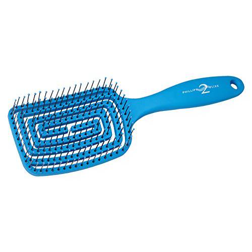 Phillips Brush Flexx 2 Vented Flexible Hair Brush, Blow Out Blowdry Vent Flexible Brush for Frizzy, Curly, & Textured Hair
