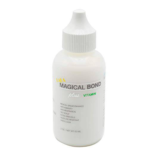 Magical Bond Plus Vitamin 2 oz. Extra Firm Hold. Adhesive for Lace Wigs and Hair Pieces. Lace Glue/Wig Glue/Hair Glue