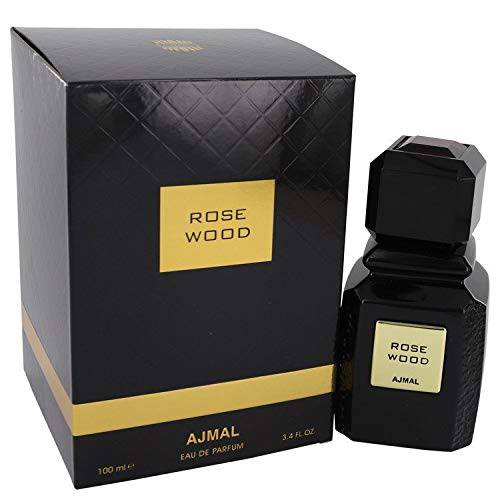 Ajmal Rose Wood for Unisex Eau de Parfum Spray, 3.4 Ounce