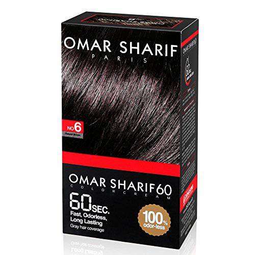 Omar Sharif 60sec Color Cream 6 Natural Brown