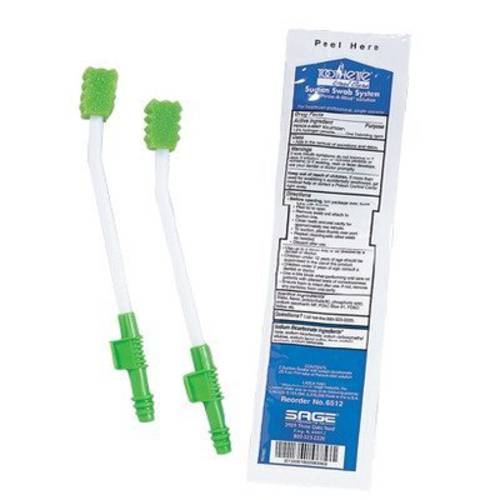 Single Use Suction Swab System with Perox-A-Mintreg Solution-NA - Pack of 2