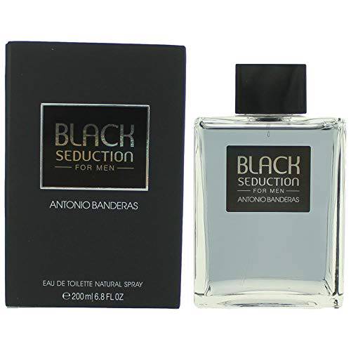 Seduction In Black by Antonio Banderas Eau De Toilette Spray 6.8 oz / 200 ml (Men)