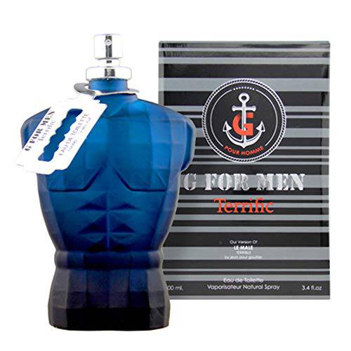 Mirage Brands G for Men Terrific 3.4 Ounce EDT Men’s Cologne | Mirage Brands is not associated in any way with manufacturers, distributors or owners of the original fragrance mentioned