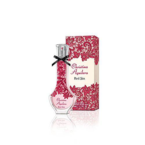 Christina Aguilera Red Sin Eau de Parfum Spray for Women, 1.7 Ounce