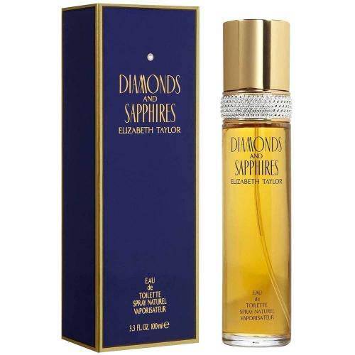 Diamonds & Sapphires by Elizabeth Taylor Eau De Toilette Spray 3.3 OZ