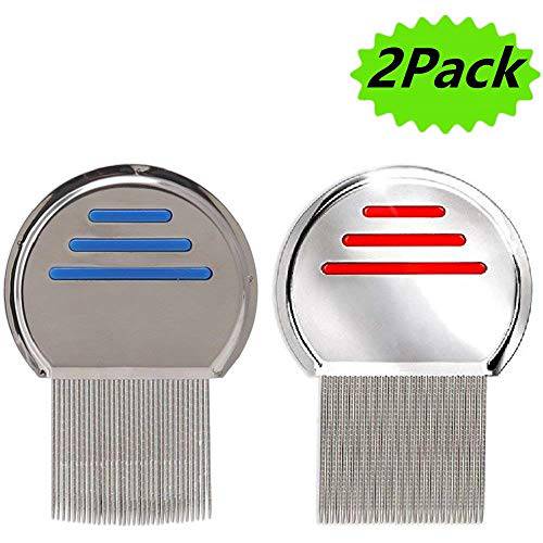 2 Pack Professional Stainless Steel Comb