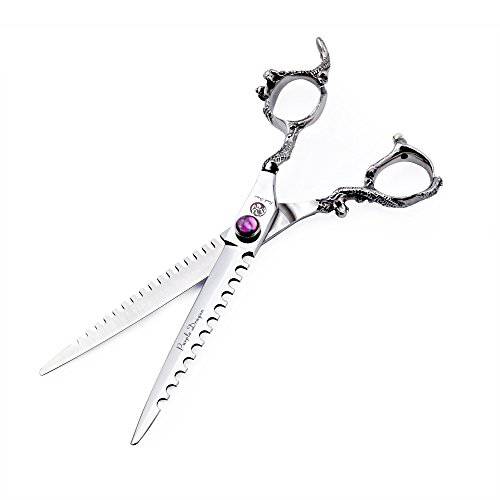 Purple Dragon 5.5 inch Multicolor Barber Swivel Hair Cutting Scissors/ Shears Set- Perfect for Professional Hairdresser (5.5 inch)