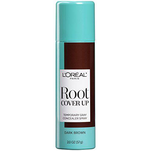 L’Oreal Paris Magic Root Cover Up Gray Concealer Spray, Dark Brown, 2 oz.(Packaging May Vary)