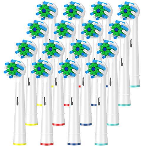 Replacement Brush Heads for Braun Oral b, Compatible with Oral-B Pro 1000/2000/3000/5000/6000 Smart and Genius Electric Toothbrush, 12 Pcs