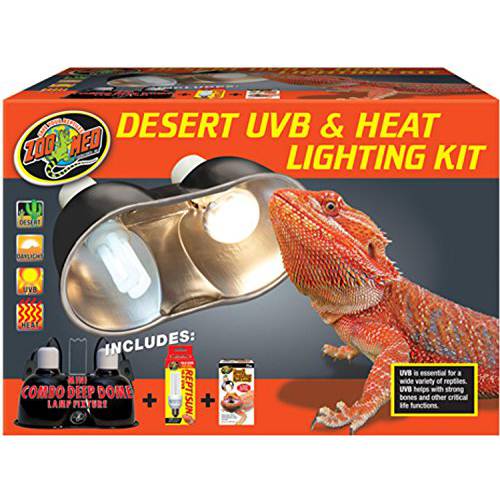 Zoo Med Desert UVB Heat Lighting Kit_DX