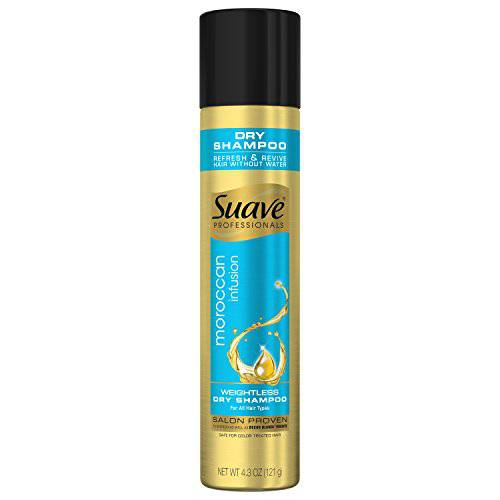 Suave Professionals Dry Shampoo, Moroccan Infusion Weightless, 4.3 oz