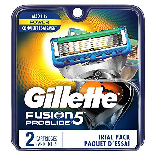 Gillette Fusion5 ProGlide Men’s Razor Blades, 2 Count Blade Refills
