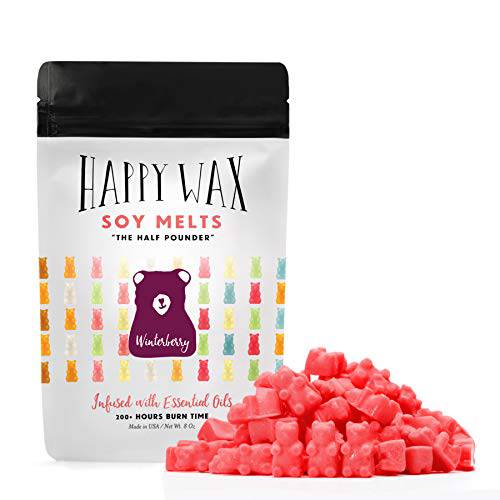 Happy Wax Winter Berry Scented Natural Soy Wax Melts – of Scented Wax Melts, Made in USA