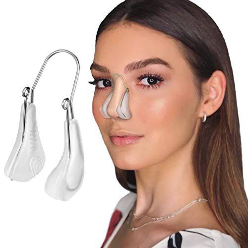 Nose Shaper Clip, QUECC Pain-Free Nose Bridge Straightener Corrector, Soft Silicone Nose Slimming Rhinoplasty Device Nose Up Lifting Clips Tool(Unisex)