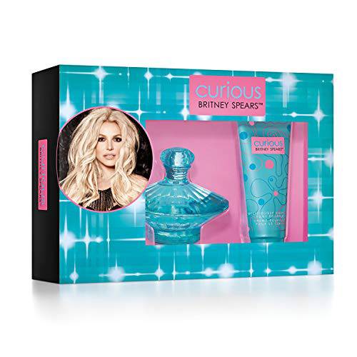 Britney Spears Curious Ladies Gift Set With Spray & Body Souffle