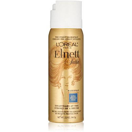 L’Oreal Elnett Satin Hairspray, Extra Strong Hold 2.20 oz (Pack of 2)