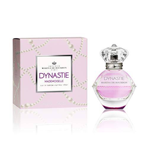Dynastie Mademoiselle by Princesse Marina De Bourbon - Eau de Parfum for Women - Opens with Pear, Mandarin Orange and Black Currant - Blended with Peony - For Joyful and Fanciful Ladies - 1.7 oz