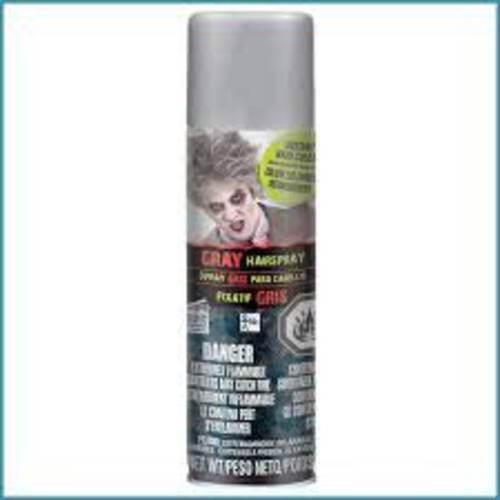amscan Instant Hair Color Spray - 2.5 Oz. Gray - 1 Pc.