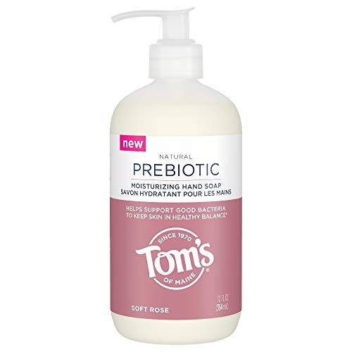 Tom’s of Maine Prebiotic Moisturizing Natural Liquid Hand Soap, Soft Rose, 12 oz.