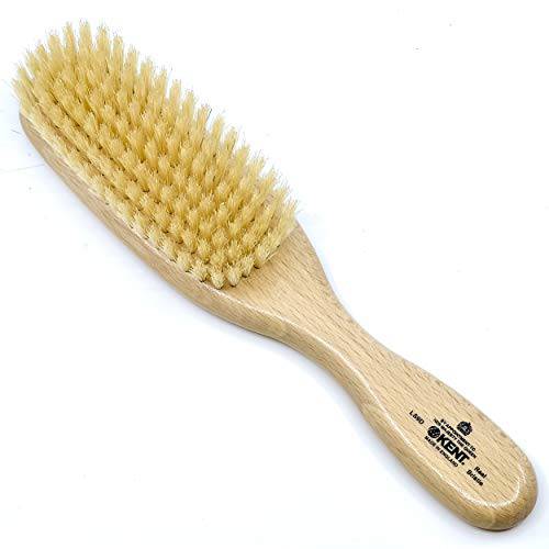 Kent LS9D Ladies Finest Hair Brush for Women - Boar Bristle Hair Brush Made of Satinwood and Soft Boar Bristle for Thin Hair - Luxury Royal Styling Brush, Straightening Brush, and Smoothing Brush