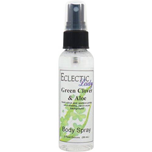 Green Clover And Aloe Body Spray (Double Strength), 2 ounces