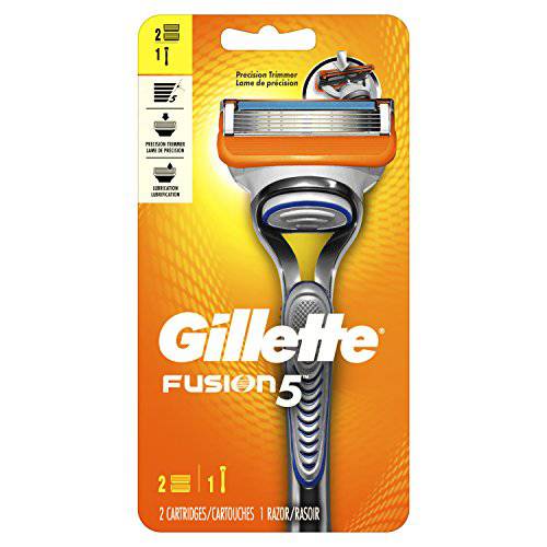 Gillette Fusion5 Men’s Razor Handle + 4 Blade Refills