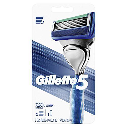 Gillette5 Men’s Razor Handle + 4 Refills