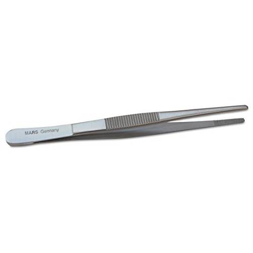 Mars Professional Stainless Steel Anatomical Thumb Tweezers, 6.5 Length