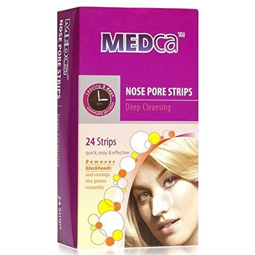 MEDca Deep Cleansing Nose Pore Strips, 24 Count (Packaging May Vary)