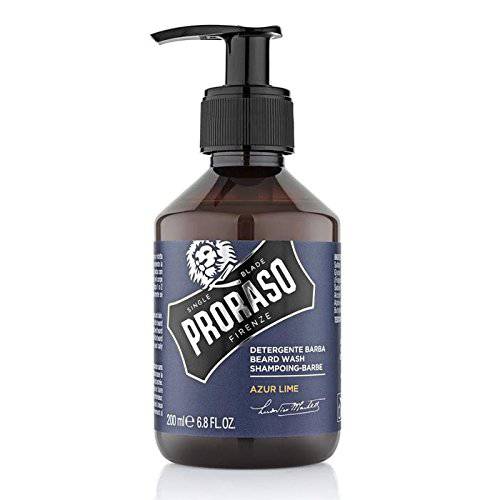 Proraso Beard Wash Facial Cleanser for Men to Clean, Soften and Smooth Beards