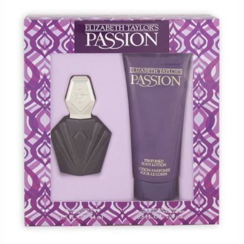 Passion by Elizabeth Taylor 2-Piece Set for Women (1.5 Oz. Eau de Toilette Spray + 6.8 Oz. Body Lotion)