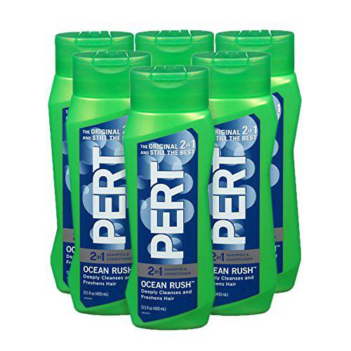 PERT 2-in-1 Ocean Rush Shampoo and Conditioner 13.5oz (6 PACK)