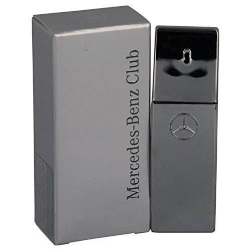 Mercedes-Benz - Club Fragrance For Men - Notes Of Grapefruit, Cardamom And Dry Wood - Woody, Aromatic Fragrance - Irresistible Scent - Sensual Base Accord - Eau De Toilette Spray - 3.4 Oz